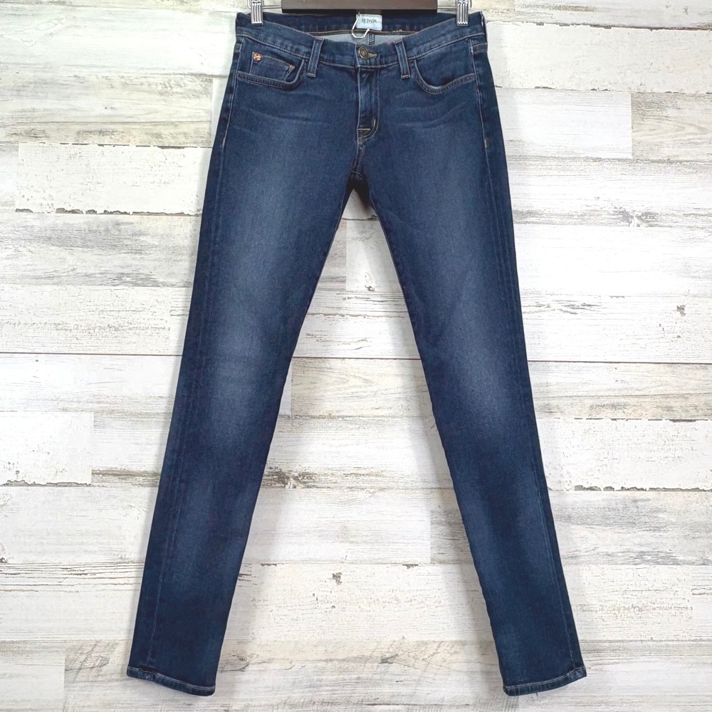 Hudson Jeans Women Size 28 Skinny Dark Wash Made in USA Style W437DJA
